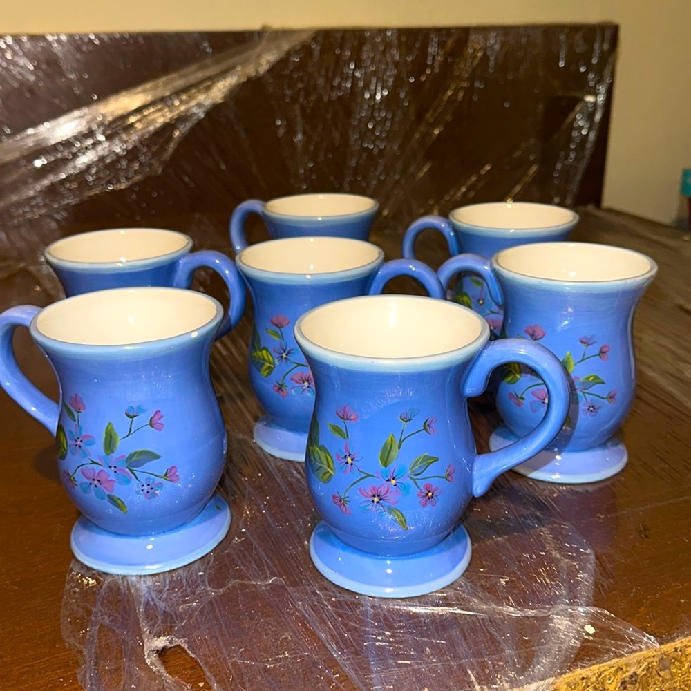 Tracy Porter The Fanciful Collection Hand Painted Mugs